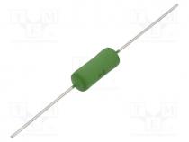 Resistor  wire-wound, THT, 10, 5W, 5%, 7.5x18mm, -50÷250C, axial