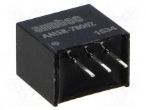 Converter  DC/DC, 2.5W, Uin  6.5÷34V, Uout  5VDC, Iout  500mA, SIP3