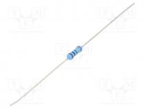 Resistor  thin film, THT, 240, 600mW, 1%, Ø2.5x6.5mm, 50ppm/C