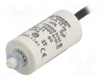 Capacitor  polypropylene, motors, run, 5uF, 425VAC, Ø28x55mm, 5%