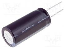 Capacitor  electrolytic, low ESR, THT, 1500uF, 35VDC, Ø12.5x35.5mm