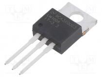 IC  voltage regulator, LDO,fixed, 3.3V, 5A, TO220-3, THT, tube, Ch  1