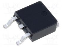 Transistor  P-MOSFET, unipolar, -100V, -15A, 128W, PG-TO252-3