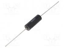 Resistor  wire-wound, THT, 50m, 5W, 1%, Ø8.4x23.8mm, -55÷275C