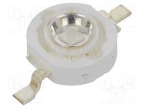 Power LED, blue, 140, 700mA, 455÷465nm, P  3W, 30÷40lm, 3.5÷4.5V