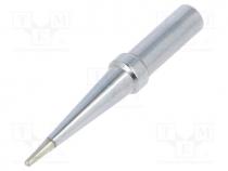 Tip, chisel, 1.2x0.4mm, for soldering iron