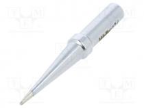 Tip, conical, 0.8mm, for soldering iron