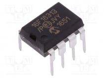 IC  PIC microcontroller, 3.5kB, 32MHz, 2.3÷5.5VDC, THT, DIP8, PIC16