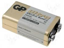 Battery  alkaline, 6F22, 9V, non-rechargeable, 48.5x26.5x17.5mm