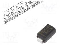 Diode  rectifying, SMD, 1kV, 1A, 500ns, DO214AC,SMA, Ufmax  1.3V