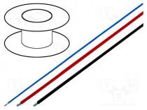 Wire, ÖLFLEX® HEAT 205 SC, 1x10mm2, stranded, Cu, FEP, blue