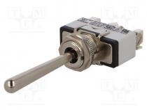 Switch  toggle, Pos  3, SP3T, (ON)-OFF-(ON), 15A/250VAC, 5A/25VDC