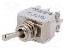 Switch  toggle, Pos  3, ON-ON-ON, 10A/250VAC, 5A/25VDC, 600H