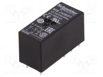 Relay  electromagnetic, DPDT, Ucoil  230VAC, 8A, 8A/250VAC, RSB