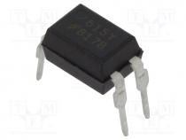 Optocoupler, THT, Ch  1, OUT  transistor, 5kV, CTR@If  130-260%@5mA