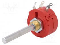 Potentiometer  shaft, single turn, 5k, 2W, 10%, 6mm, Shaft  smooth