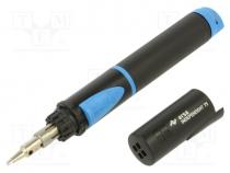 Soldering iron  gas, 75W, 580C, Shape  chisel, 1h, Independent 75