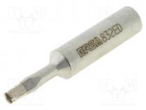 Tip, chisel, 3.2mm, for soldering station