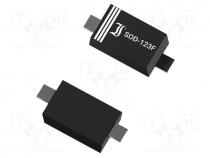 Diode  switching, SMD, 100V, 0.15A, 4ns, SOD123F, Ufmax  1.25V, 400mW