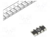 Resistor network  Y, SMD, 100, 5%, 62.5mW, No.of resistors  4