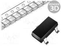 IC  voltage reference source, 2.5V, 1%, SOT23, reel,tape, 2mA