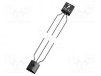 Transistor  NPN, bipolar, 30V, 0.1A, 500mW, TO92