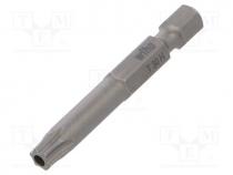 Screwdriver bit, Torx® with protection, T30H, Overall len  50mm