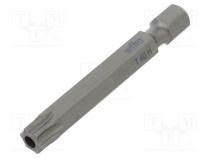 Screwdriver bit, Torx® with protection, T40H, Overall len  50mm