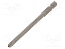 Screwdriver bit, Torx® with protection, T25H, Overall len  90mm