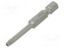 Screwdriver bit, Torx® with protection, T15H, Overall len  50mm