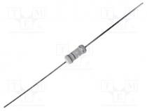 Resistor  metal oxide, THT, 82k, 2W, 5%, Ø0.7x28mm, Ø5x12mm, axial