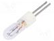 - Filament lamp  miniature, BI-PIN, 12VDC, 60mA, Bulb  T1, Ø  3.3mm