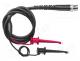 POM-5187-C-24 - Test lead, BNC plug,clip-on hook probe x2, Urated  300V, Z  50