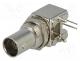 Connector  BNC, socket, female, shielded, angled 90, 50, THT