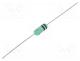 Resistor  wire-wound, THT, 160m, 2W, 5%, Ø0.54x28mm, Ø3.5x10mm