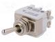 644H - Switch  toggle, Pos  3, ON-ON-ON, 10A/250VAC, 5A/25VDC, 600H