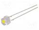 LED, 4.8mm, white cold, 5800÷7000mcd, 140, 2.9÷3.6VDC, -30÷85C