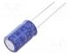 Capacitor  electrolytic, THT, 4.7uF, 500VDC, Ø10x16mm, 20%, 2000h