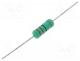 Power resistor - Resistor  wire-wound, THT, 56, 5W, 5%, Ø0.75x28mm, Ø6.5x17.5mm