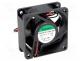 Fan  DC, axial, 12VDC, 60x60x25mm, 61.16m3/h, 44dBA, ball, Len  300mm