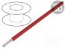 3071-RD001 - Wire, HookUp Wire, stranded, Cu, 22AWG, PVC, red, 600V, 305m, 1000ft