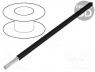5858-BK005 - Wire, HookUp Wire, stranded, Cu, 16AWG, PTFE, black, 600V, 30.5m