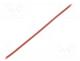 SCS4KV-0.5-RB-10 - Insulating tube, fiberglass, brick red, -60÷250°C, Øint 500um
